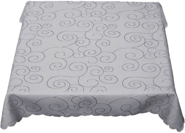texpot Tischdecke Ranken Schnörkel glänzend bügelfrei fleckabweisend (1-tlg)