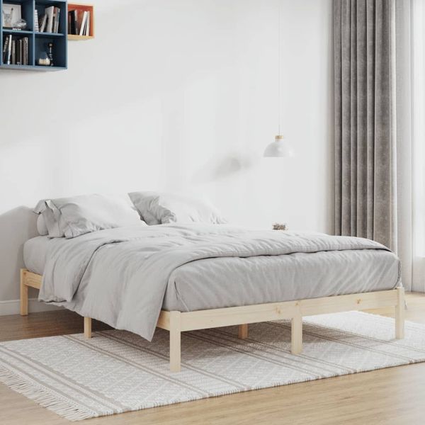 vidaXL Massivholzbett ohne Matratze 193x203 cm Kiefer 822460