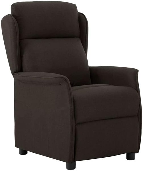 vidaXL Liegestuhl Dunkelbraun 66,5 x 94 x 101,5 cm Polyester 340157