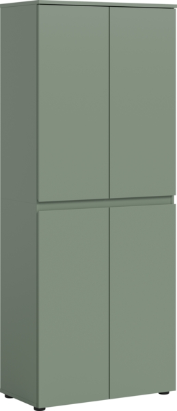 Universalschrank (B/H/T: 70x175x37 cm) in Smoke Green Nachbildung