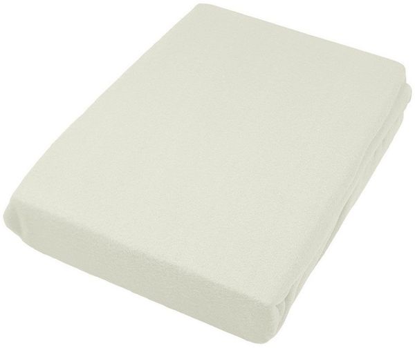 Casa Colori Spannbettlaken Thermo Fleece 90/140/180x200 cm in Natur, Mikrofaser, Gummizug: rundum, (1 Stück), Flauschig weich & kuschelig warm