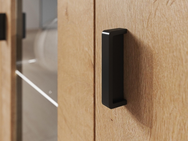 Kommode Soho S07 (Farbe: Schwarz / Schwarz Hochglanz, mit RGB LED Beleuchtung) Bild 3