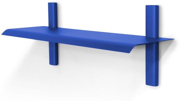Spinder HOLA 2 Minimalistisches Stahl-Wandregal Ultramarin