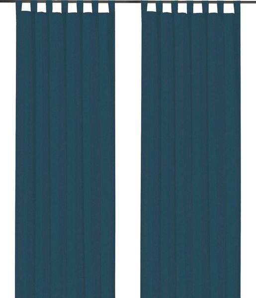 Weckbrodt Vorhang Vito (1 St), Schlaufen, blickdicht, Satin, Microvelour, blickdicht, Unifarben, Gardine, Store
