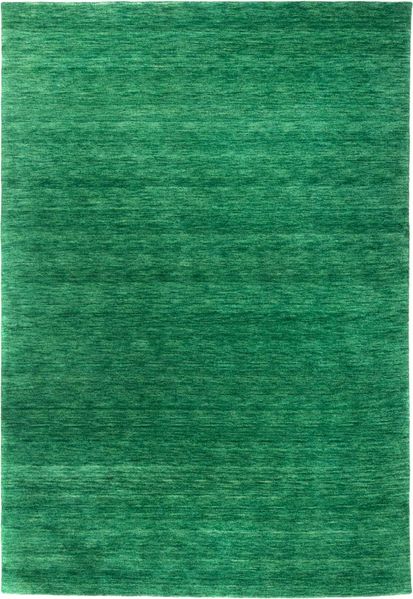 Gabbeh Teppich - Softy - Uni 400 x 300 cm - dunkelgrün