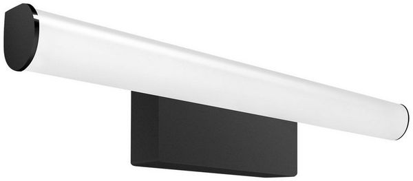 kalb LED Spiegelleuchte Kalb LED Spiegelleuchte 300mm Rund 230V Schwarz Modern Energiesparend, Warmweiß, warmweiß