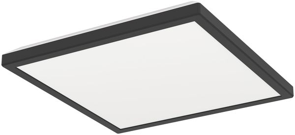 EGLO connect.z Smart Home LED Badezimmer Deckenleuchte Rovito-Z, ZigBee, App und Sprachsteuerung Alexa, warmweiß-kaltweiß, RGB, dimmbare Bad Deckenlampe, schwarz, IP44, 29x29 cm