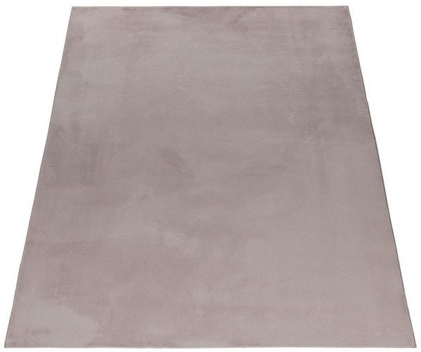 Ayyildiz Teppiche Hochflor-Teppich POUFFY 5100, rechteckig, Höhe: 20 mm, Läufer, weicher glatter Softflor, Kaninchen Fell Haptik, waschbar