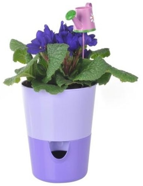 GarPet Kräutertopf Kräutertopf Küche Balkon Kräuter Blumen Topf light + dark lavendel Bild 2