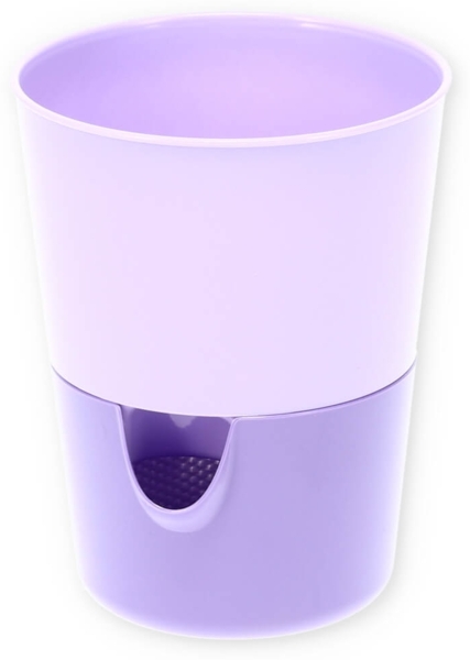 GarPet Kräutertopf Kräutertopf Küche Balkon Kräuter Blumen Topf light + dark lavendel Bild 1