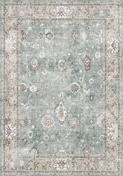 Bamyum Teppich Zuleo Teppich mit Chenille-Druck, Waschbarer, Antibakteriell Teppich, Einzelstück