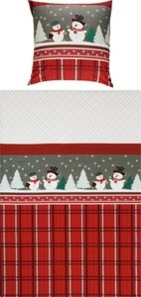 REDBEST Bettwäsche Bettwäsche, Biber, 2 teilig, Karo Bild 6