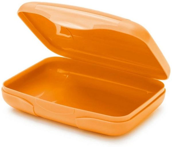 TUPPERWARE Lunchbox Tupperware kleine Snackbox 200ml in orange