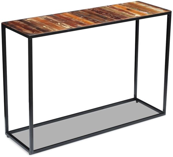 vidaXL Konsolentisch Altholz 110x35x76 cm 243337 Bild 3