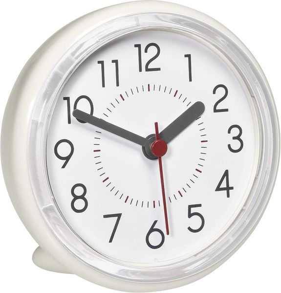 Wanduhr, Kunststoff, Rot