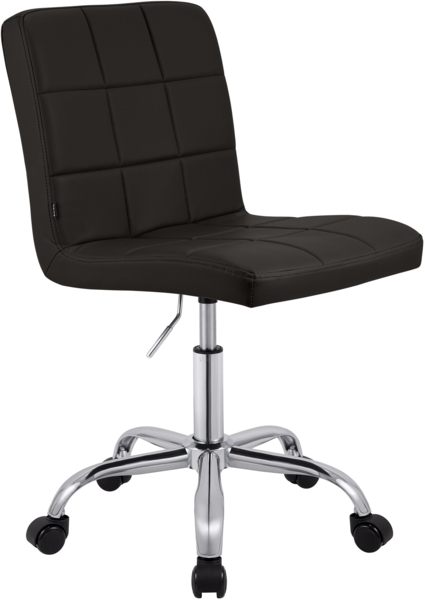 CLP Arbeitshocker Darfield höhenverstellbar und 360° drehbar bis 150 kg belastbar,braun Kunstleder