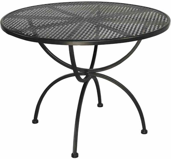 Romeo Tisch Ø100cm Eisengestell marone