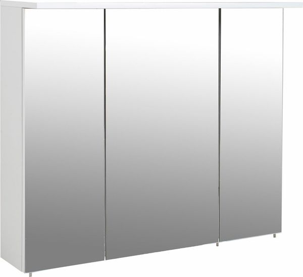 Schildmeyer Spiegelschrank, Melaminharzbeschichtete Spanplatte, weiß, 90 x 16 x 72. 3 cm