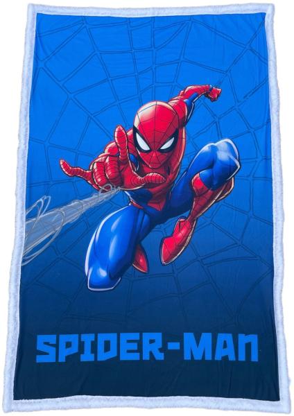 Spiderman Fleecedecke – Superhelden-Sherpa-Qualität, 150x100 cm