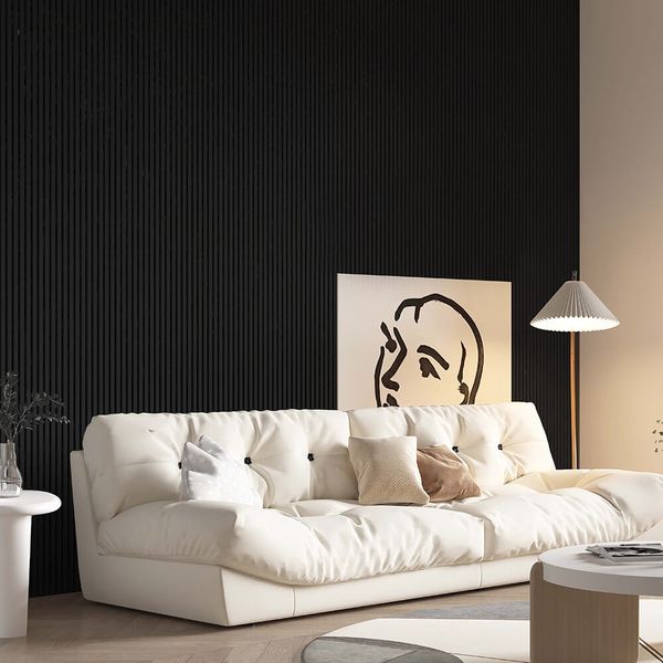 HOME DELUXE Akustikpaneel SONIC - 80 x 40 cm Deep Black