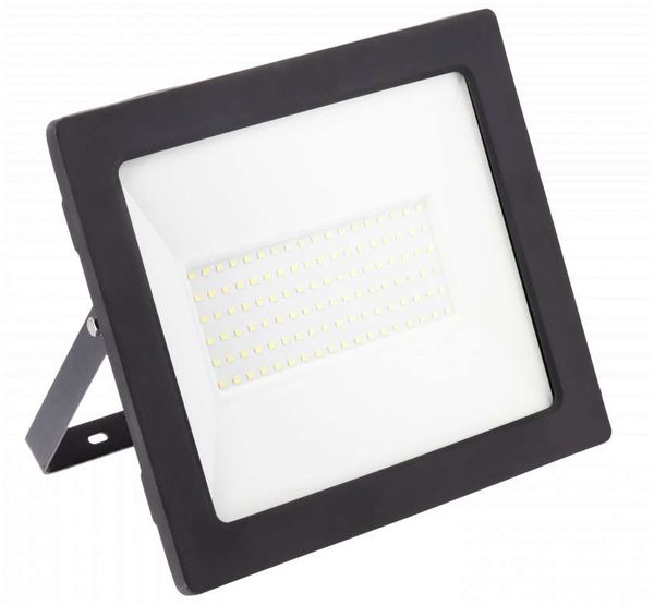 100w LED Strahler Flut Licht für den Außenbereich IP65 in schwarz Eckig|Kaltweiß