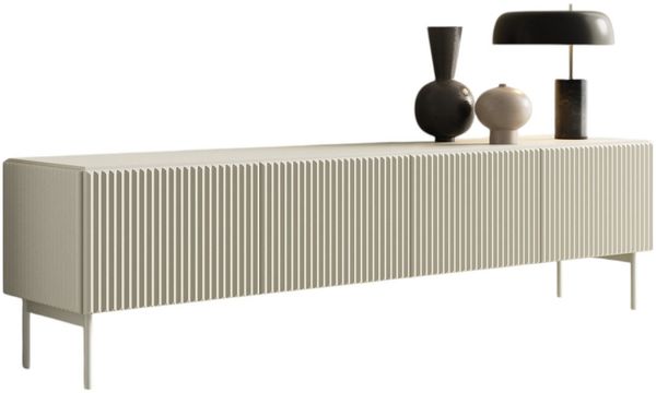 Compleo TV-Schrank viertürig, Fernsehschrank LOUISS, Modern design, TV-Kommode