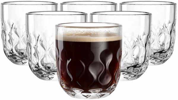 Leonardo GOCCE Kaffeeglas (2) 220 ml 6er Set