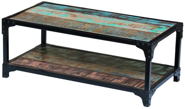 Couchtisch Altholz Massivholz, versch. Farben