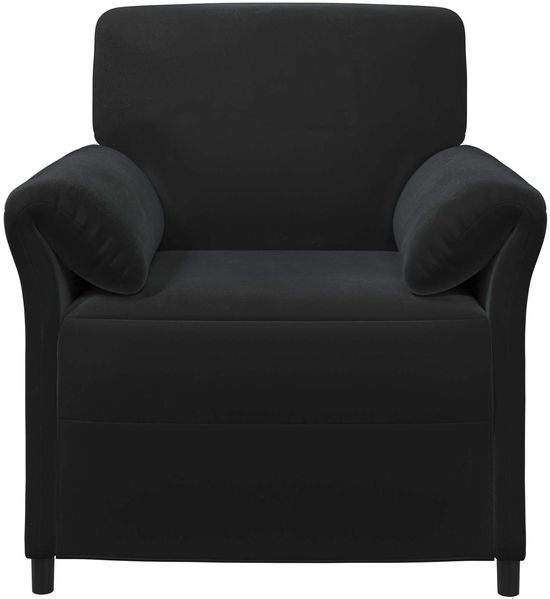 vidaXL 1-Sitzer Sofa Schwarz 88 x 83 x 95 cm Samt 42033931 Bild 3