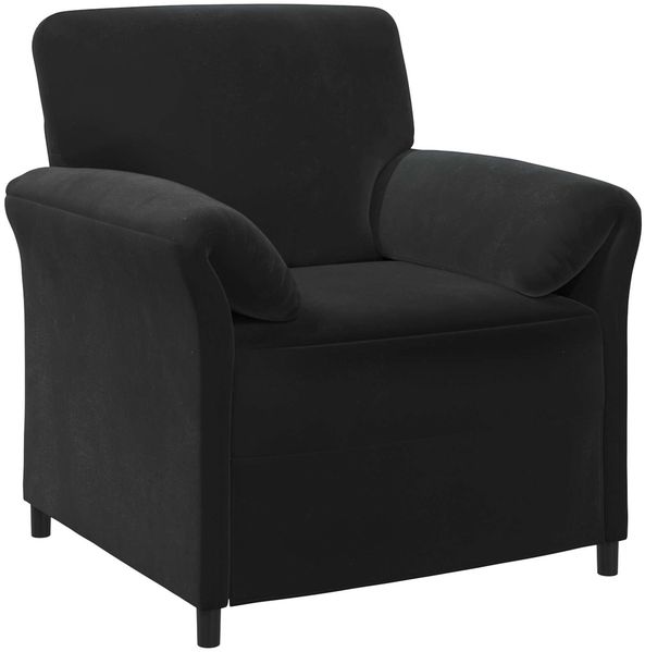 vidaXL 1-Sitzer Sofa Schwarz 88 x 83 x 95 cm Samt 42033931 Bild 2