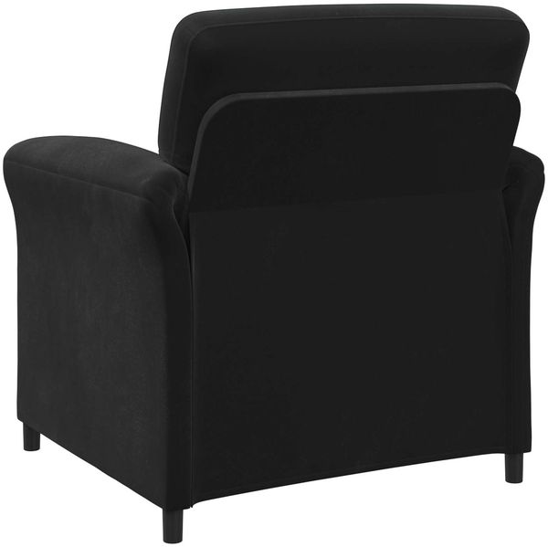 vidaXL 1-Sitzer Sofa Schwarz 88 x 83 x 95 cm Samt 42033931 Bild 5