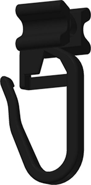 Garduna Gardinenstange 2-Lauf Hochkant System 14x34mm Innenlauf 6mm, kürzbar, variabel in Laufabstand, 6mm Laufkanal, schliche Eleganz