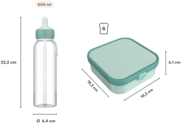 Mepal CAMPUS Lunchset XL 2-teilig Cool Pink (2025) Bild 4