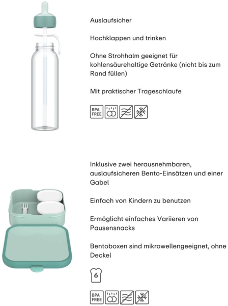 Mepal CAMPUS Lunchset XL 2-teilig Cool Pink (2025) Bild 3