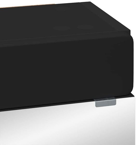 vidaXL Badezimmerspiegelschrank TULUM Schwarz 60 x 16,5 x 78 cm 880362 Bild 9