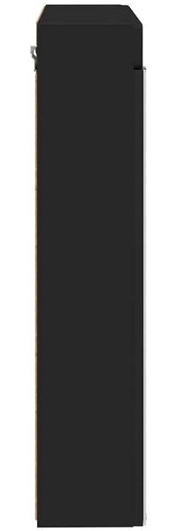 vidaXL Badezimmerspiegelschrank TULUM Schwarz 60 x 16,5 x 78 cm 880362 Bild 7