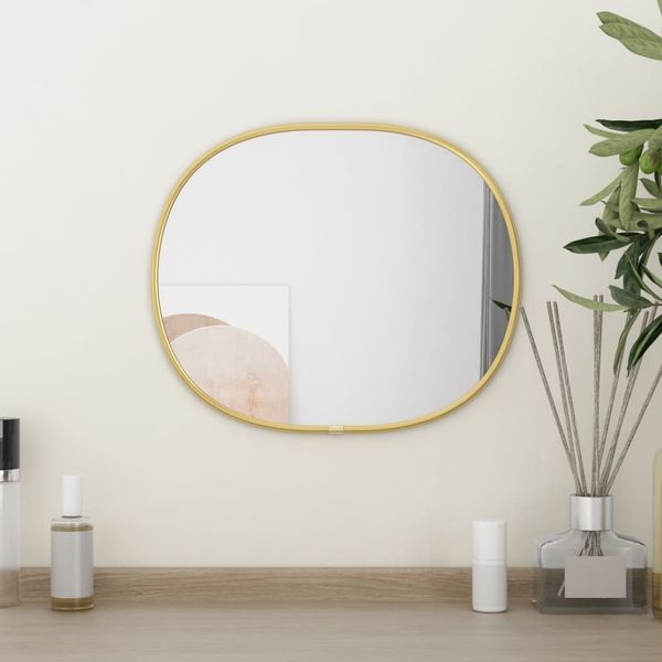 vidaXL Wandspiegel Golden 30x25 cm 348215