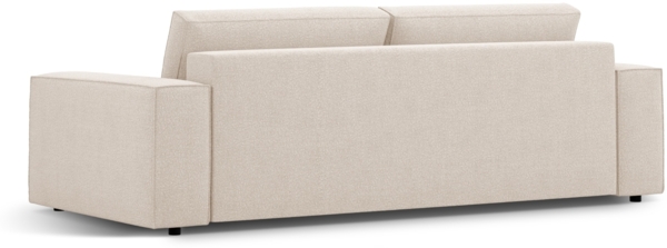 Micadoni Schlafsofa Jodie 3-Sitzer Boucle Beige Bild 3