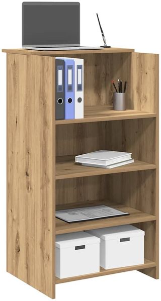 vidaXL Empfangstheke Artisan-Eiche 55x50x103,5 cm Holzwerkstoff 859023