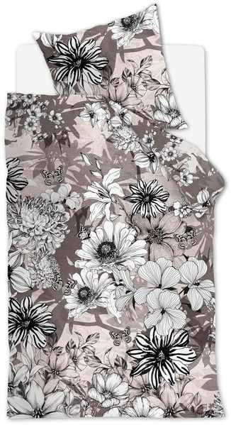 Beddinhouse Renforcé Bettwäsche Black Gar N Natural 135X200 135x200 cm + 1 x 80 x 80 cm 1 Bettbezug, 1 Kissenbezug Natur Bild 2