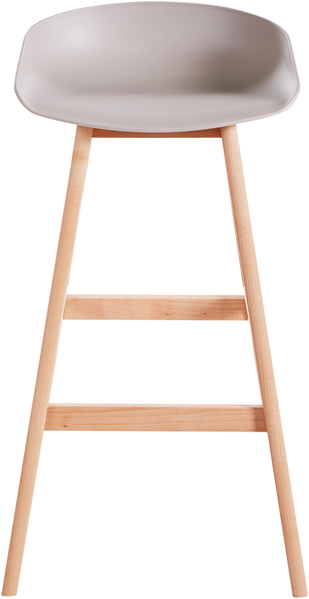 Set mit 2 Barstühlen MICCO Taupe Bild 5