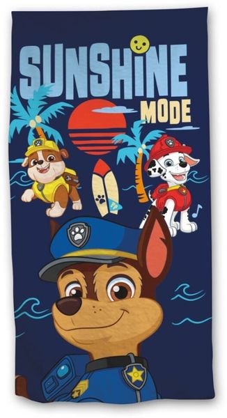 Paw Patrol Strandtuch 70 × 140 cm leicht und schnelltrocknend