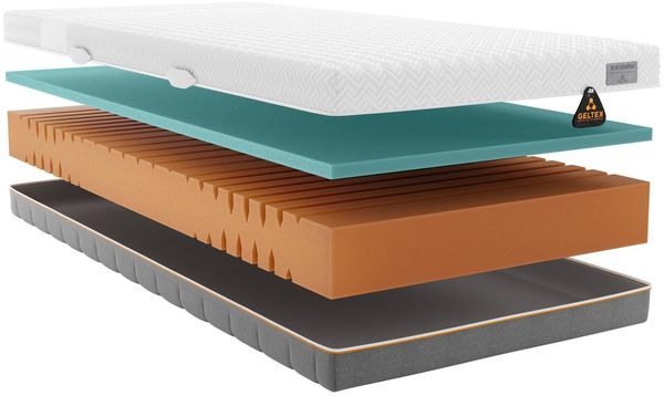 Gelschaummatratze GELTEX® Quantum Touch Next 200, Matratze 90x200, 140x200 und mehr, Schlaraffia, 20 cm hoch, GELTEX® Next-Auflage, langlebig (RG 43)