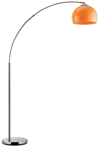 Brilliant Bogenlampe Vessa - Bogenstehleuchte, ohne Leuchtmittel, Stehlampe Wohnzimmer, H 166 cm, B 122 cm, E27-Fassung, Bogenleuchte