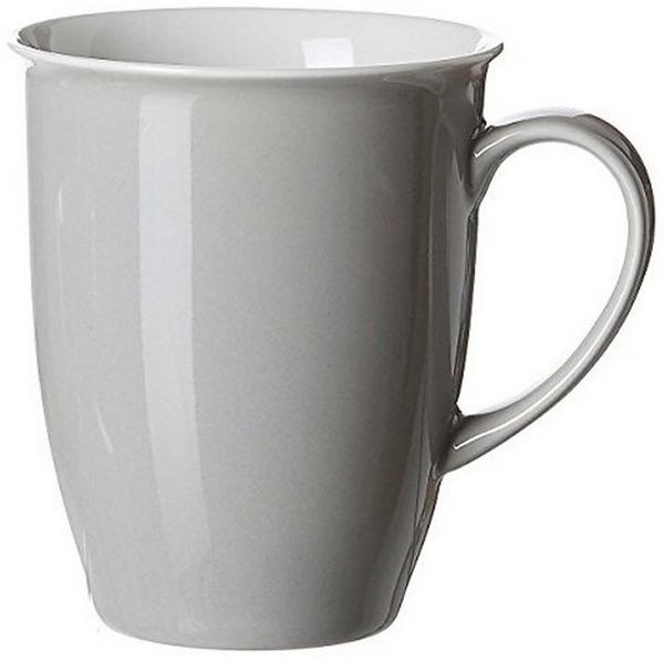 Ritzenhoff & Breker Doppio Kaffeebecher, Kaffee Becher, Tasse, Geschirr, Porzellan, Grau, 320 ml, 576801 Bild 3