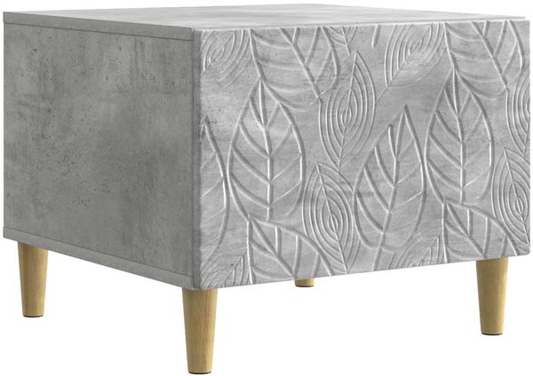 vidaXL Couchtisch Betongrau 50 x 49 x 40 cm Holzwerkstoff 895198