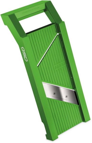 GSD HAUSHALTSGERÄTE Gemüsehobel Universal-Gemüsehobel „3-in-1“, Edelstahl, Kunststoff, 3 verschiedene Scheibenstärken
