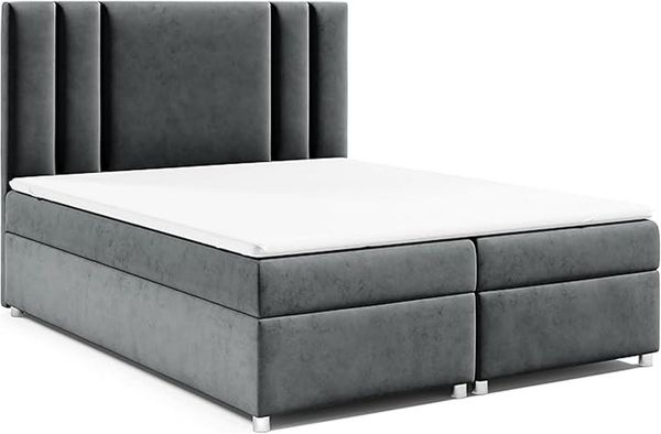 Best for Home Boxspringbett Boxspringbett Trinity K-8 LUX – Komfortabler Schlaf & Stauraum (140x200 160x200 180x200 200x200 cm), Verschiedene Liefermöglichkeiten, TOP Preis-Leistungs-Verhältnis