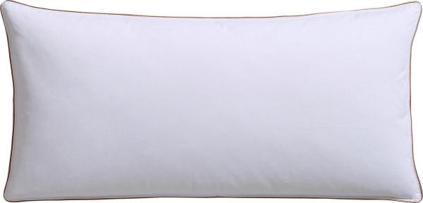 RIBECO Gänsefederkopfkissen Kalle, Füllung: Gänsefedern & -Daunen, Bezug: 100% Baumwolle, nachhaltig und pflegeleicht!