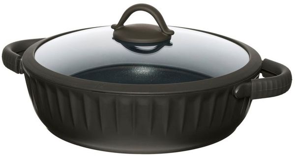 RESTO Kitchenware Bräter Ascella, Schmortopf antihaftbeschichtet und spülmaschinenfest, Aluminiumguss (2-tlg), Geeignet für alle Herdarten, auch Induktion, im Geschenkkarton